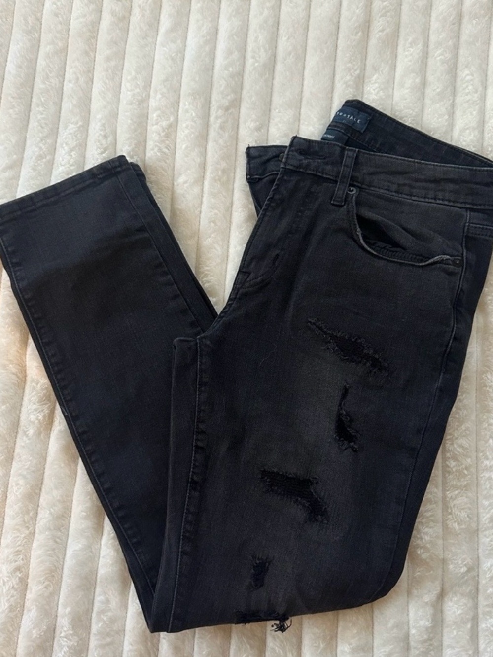 Men’s Aeropostale Distressed Skinny Jeans
